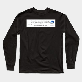 ReCAPTCHA Loki sticker Long Sleeve T-Shirt